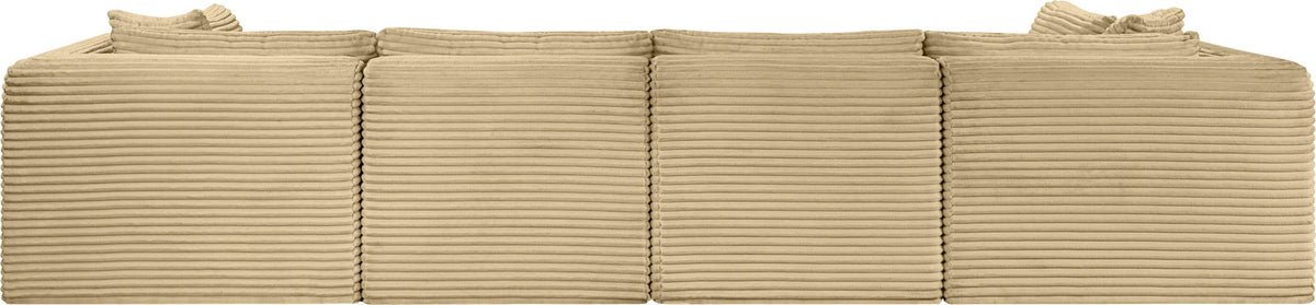 Shaggy - 6 Piece Modular U-Shaped Armless Sectional
