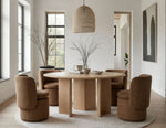 Masuda - Modern Natural Ash Round Dining Table by VIG Furniture - View 6