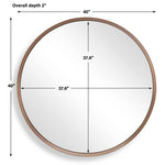 Torrado - Round Mirror - Bronze