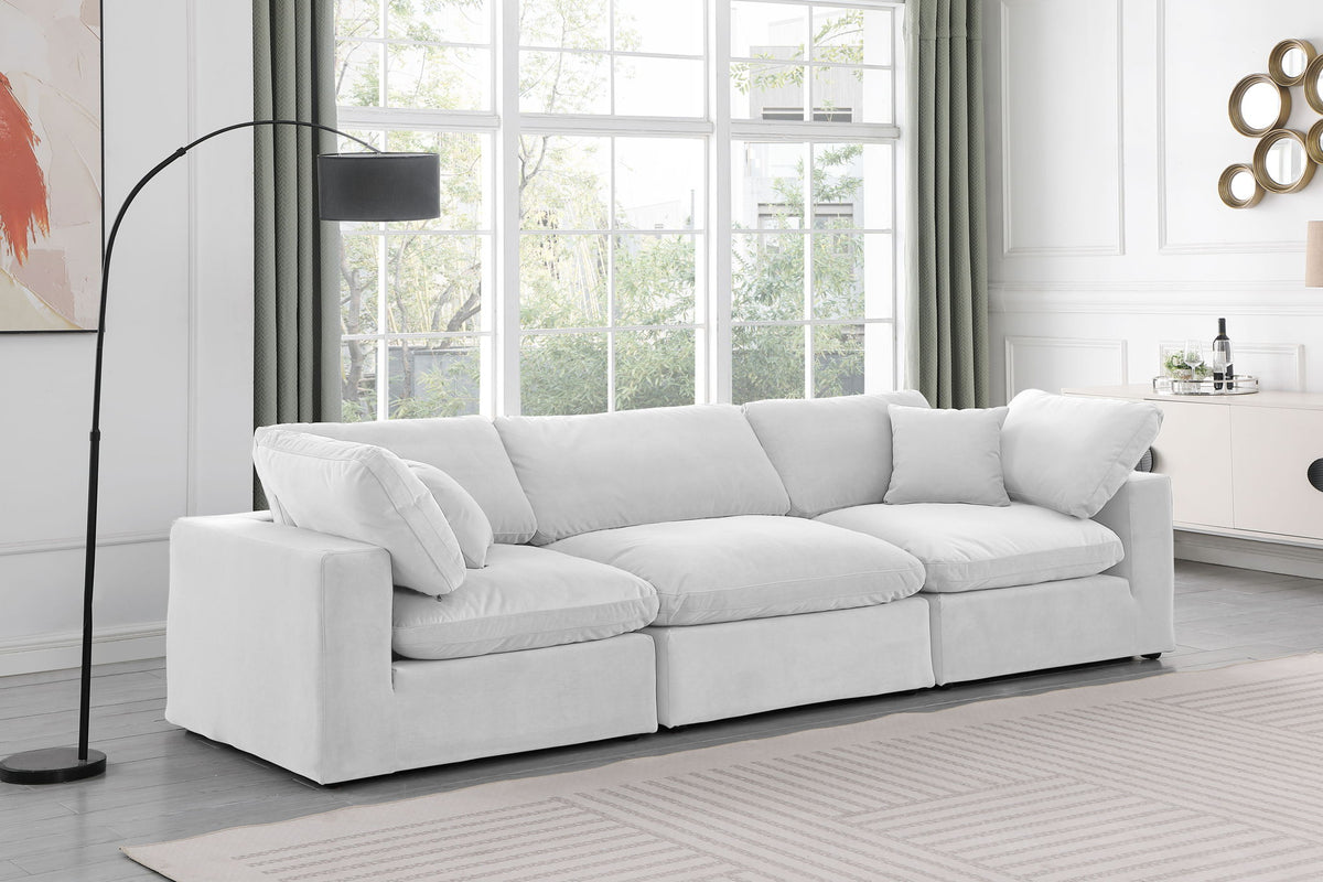 Comfy - Velvet Modular Sofa 3 Seats