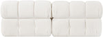 Orin - Velvet Performance Fabric Upholstered 2 Piece Modular Sofa