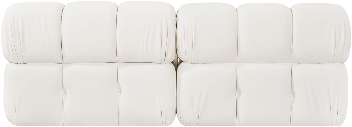 Orin - Velvet Performance Fabric Upholstered 2 Piece Modular Sofa