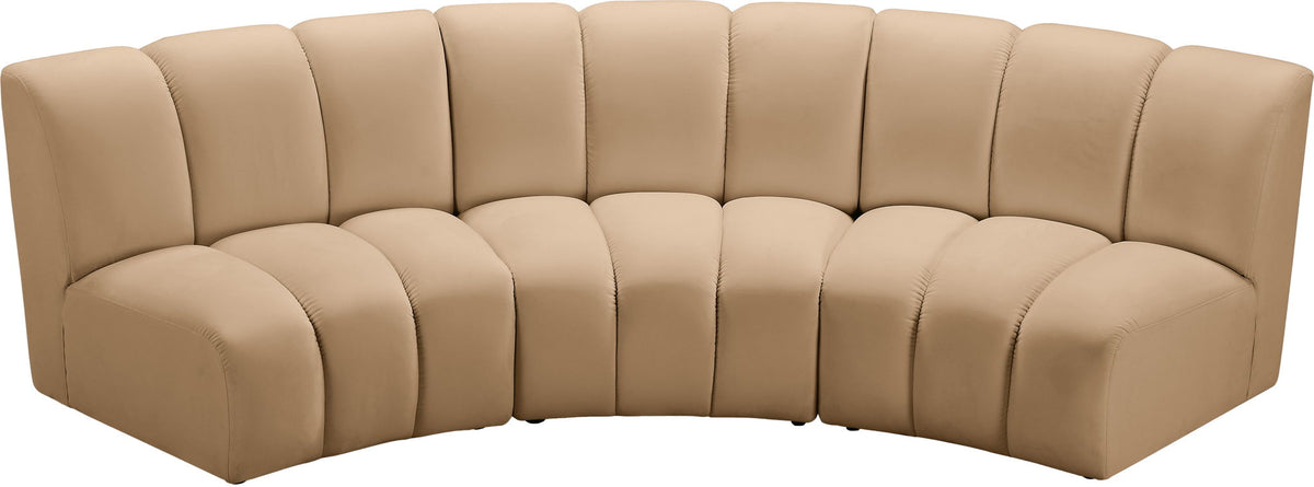 Infinity - 3 Piece Modular Sectional - Camel
