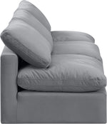 Indulge - Velvet 3 Seat Modular Armless Sofa