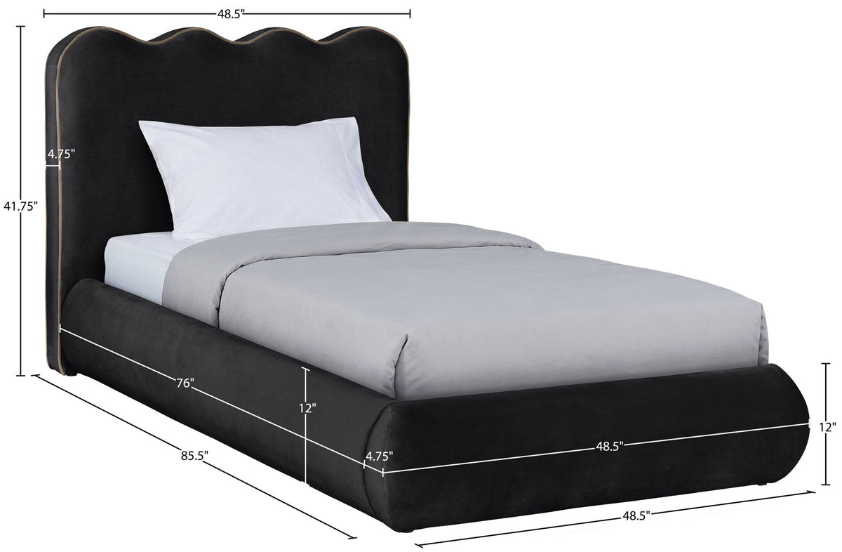 Tempo - Velvet Upholstered Bed