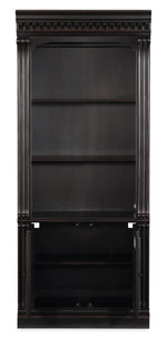 Telluride - Bunching Bookcase (With Doors) - Black