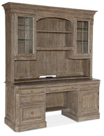 Work Your Way - Computer Credenza - Light Brown