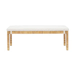 Amara - Woven Rattan Bench