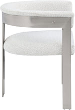 Romeo - Boucle Dining Chair With Silver Base (Set of 2)