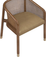 Sylvan - Vegan Leather Dining Chair (Set of 2) - Brown Frame