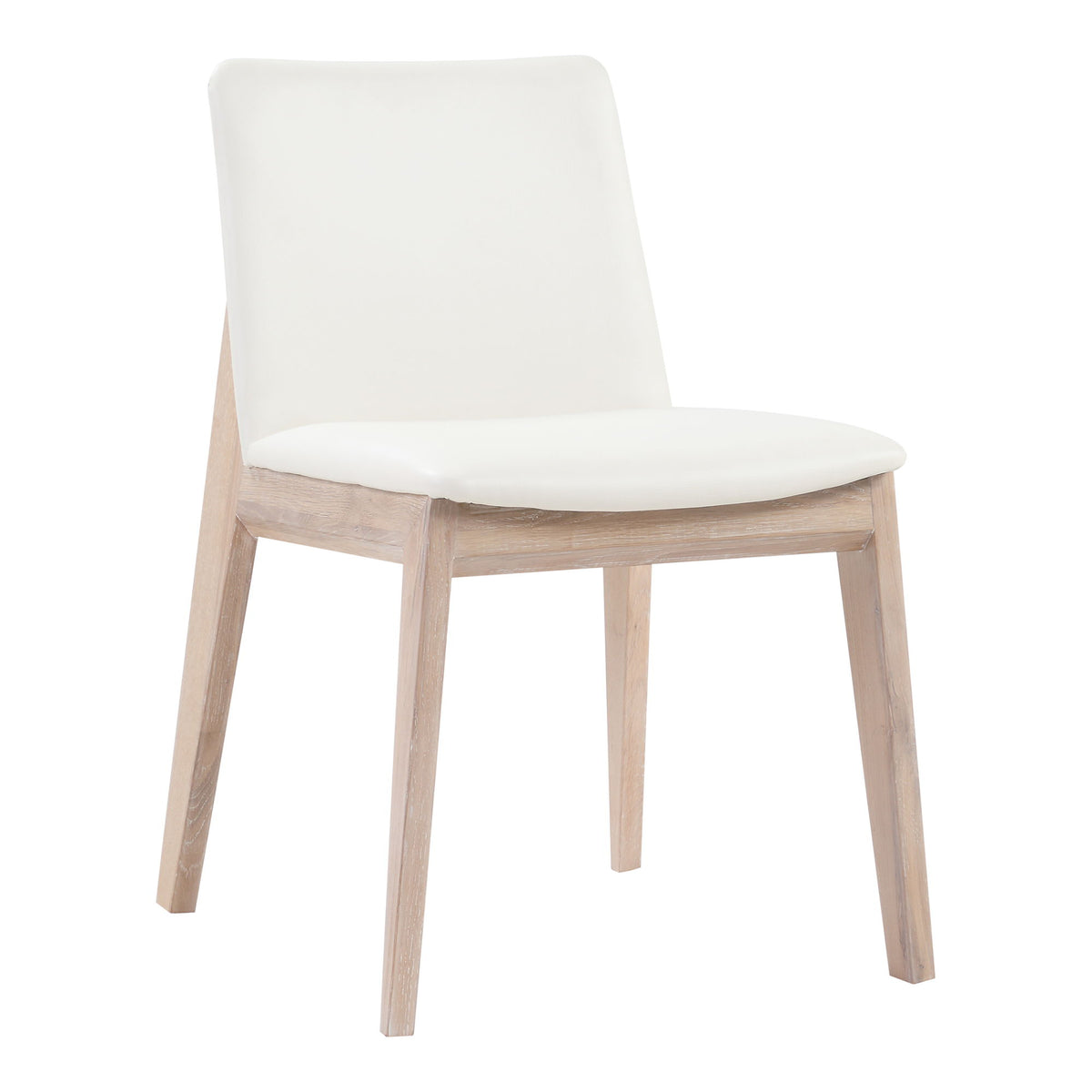 Deco - Oak Dining Chair (Set of 2) - Cream White