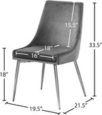 Karina - Dining Chair with Chrome Legs (Set of 2)