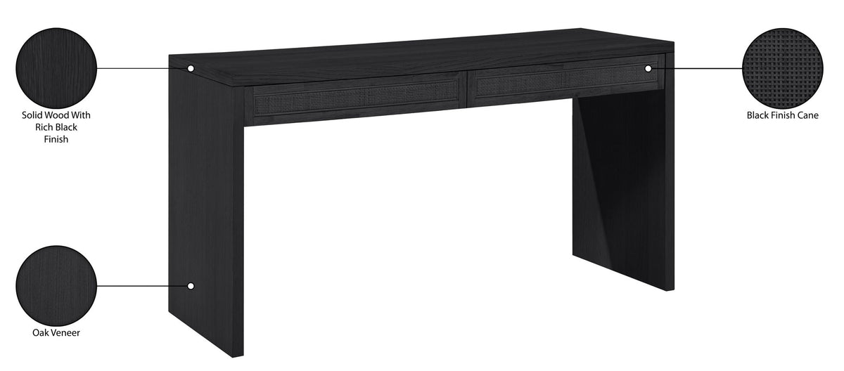 Avro - Solid Wood And Oak Veneer Desk