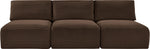 Shaggy - 3 Seat Modular Armless Sofa