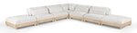 Turin - Chenille Fabric Upholstered Modular Sectional - White