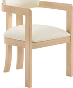 Lavrin - Vegan Leather Dining Arm Chair (Set of 2) - Natural Base