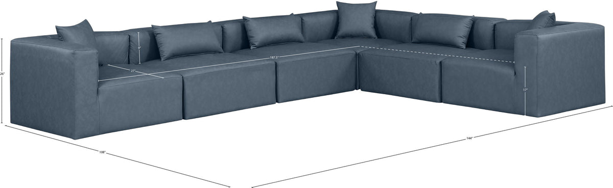 Cube - 6 Piece Modular Corner Sectional
