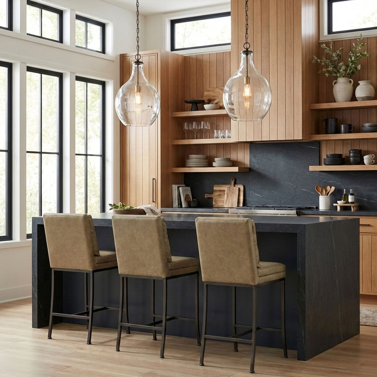 Winslow -  Metal Barstool
