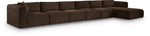 Shaggy - 6 Piece Modular Sectional With Chaise