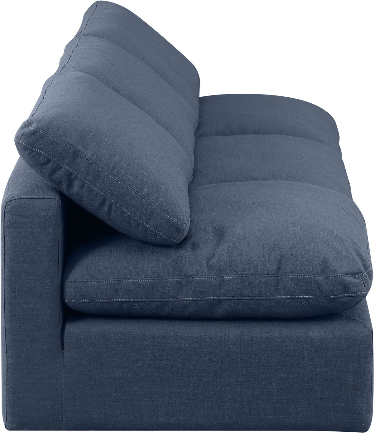 Indulge - Linen 3 Seat Modular Armless Sofa