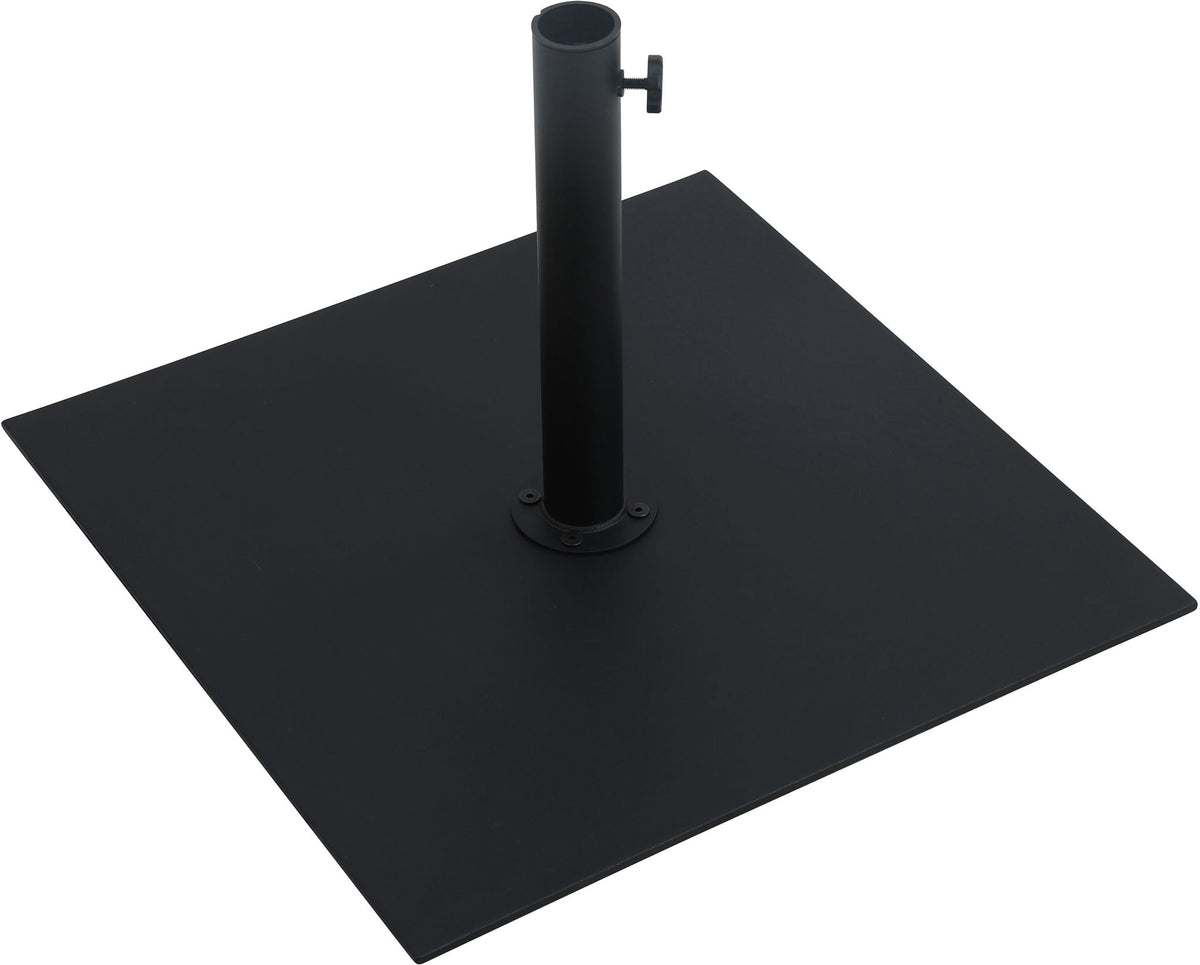 Amalfi - Aluminum Patio Umbrella - Black Base / Black Pole
