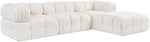 Orin - Velvet 4 Piece Modular Sectional With Chaise