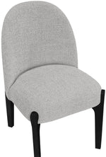 Torino - Upholstered Dining Chair With Brushed Black Base (Set of 2)