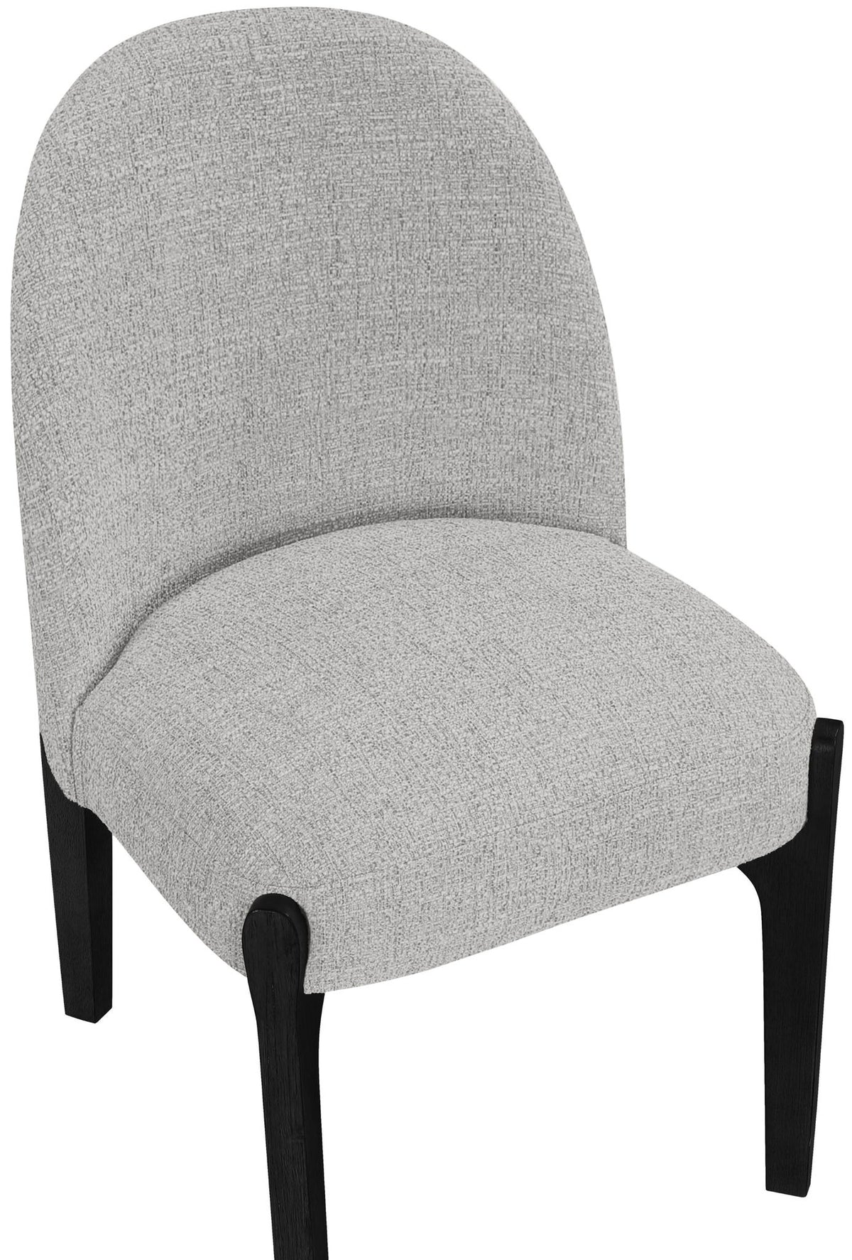 Torino - Upholstered Dining Chair With Brushed Black Base (Set of 2)