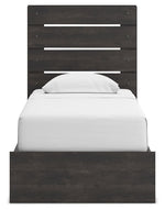 Hollivern - 4 Pc. - Twin Panel Storage Bed, Dresser, Mirror And Chest - Dark Gray