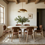 Woodhaven - Solid Wood And Oak Veneer Dining Table