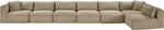 Shaggy - Fabric 7 Piece Modular Sectional