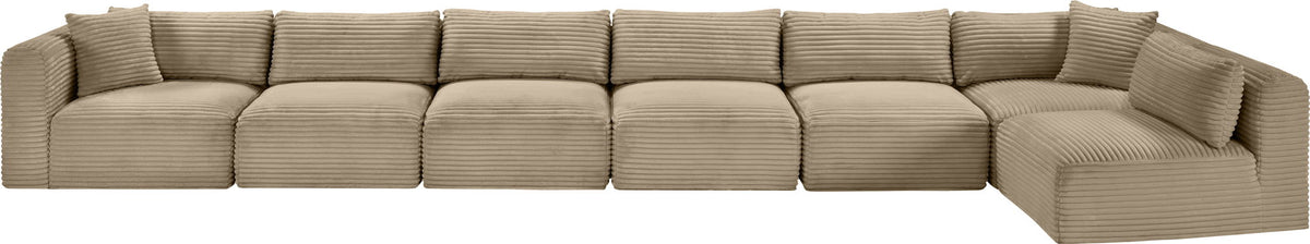 Shaggy - Fabric 7 Piece Modular Sectional