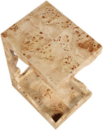 Vassa - Burl Veneer End Table