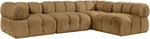 Orin - Fabric Velvet 4 Piece Modular Sectional