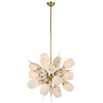 Casanova - Pendant - Bright Brass / White