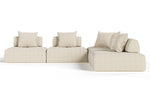Mondo - Modern Modular Beige Fabric Sectional Sofa-5-Piece Sectional by VIG Furniture - View 2