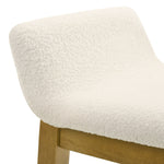 Annikah - Modern Transitional Wood Counter Height Kitchen Bar Stool