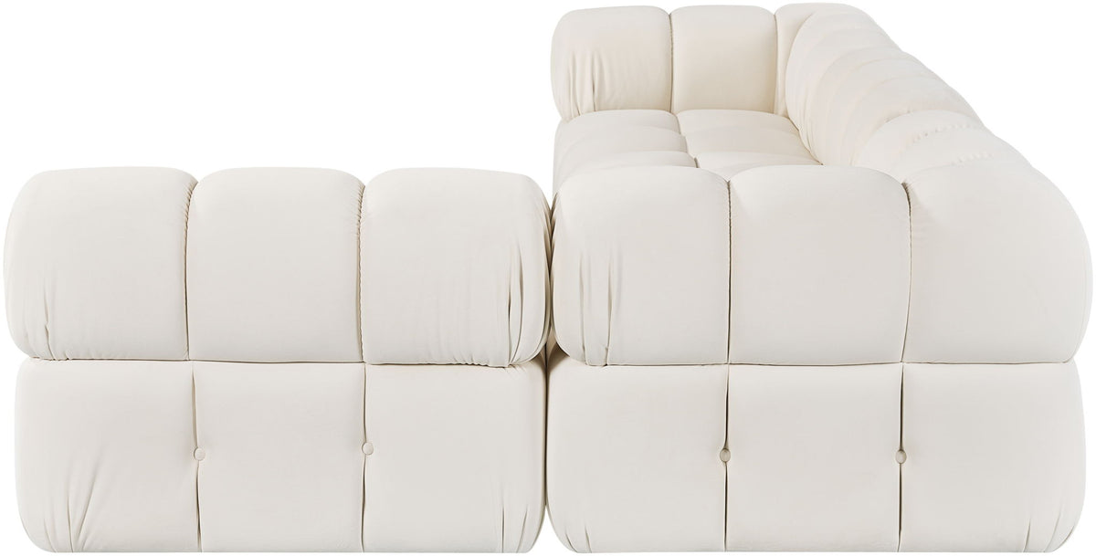 Orin - Fabric Velvet 4 Piece Modular Sectional