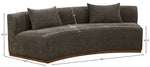 Avanti - 104" Chenille Fabric Upholstered Sofa