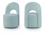 Cirelle - Linen Textured Performance Fabric Dining Chair (Set of 2)