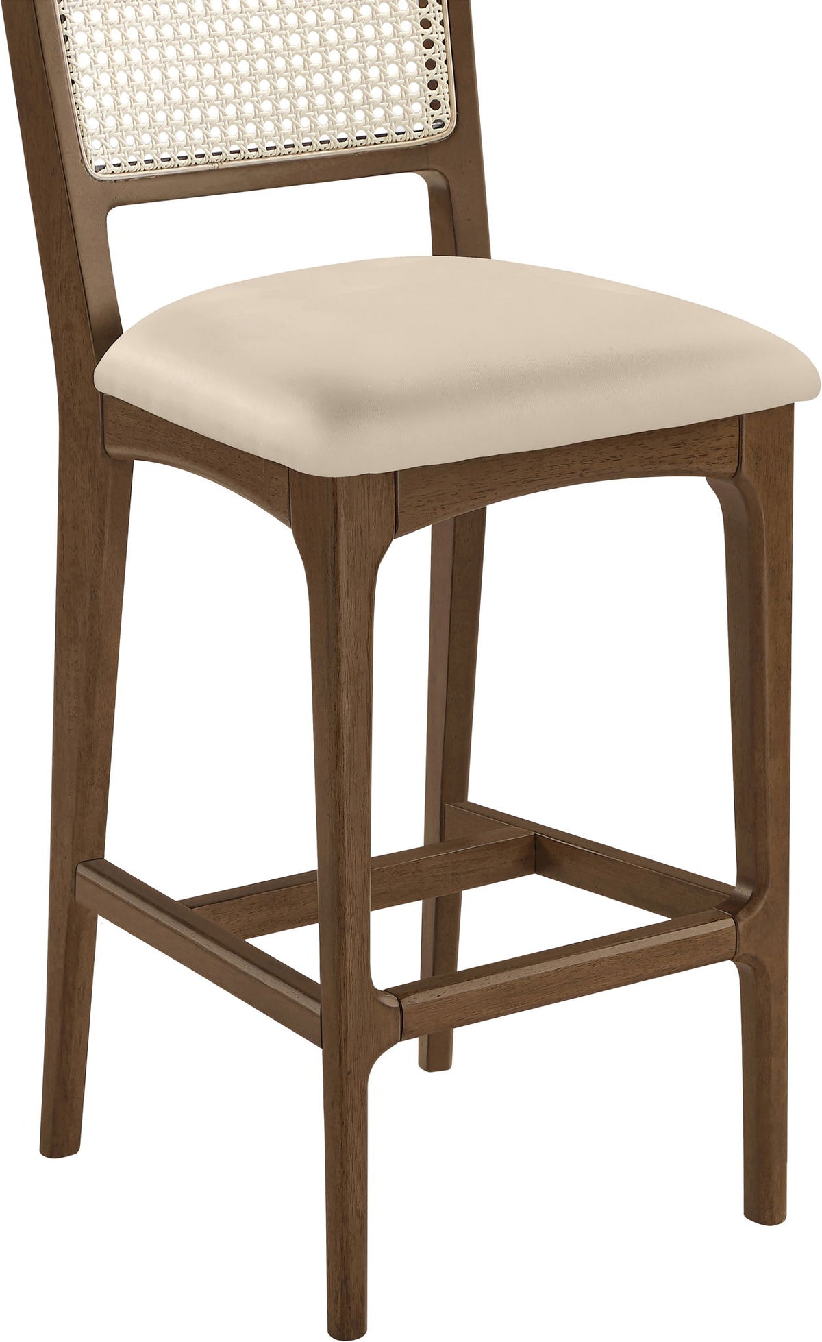 Atrium - Upholstered Bar Stool (Set of 2) - Brushed Brown Frame