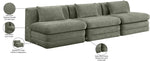 Stellar - 3 Piece 114" Upholstered Modular Armless Sofa