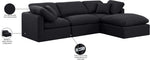 Indulge - Linen 4 Piece Modular Sectional With Chaise
