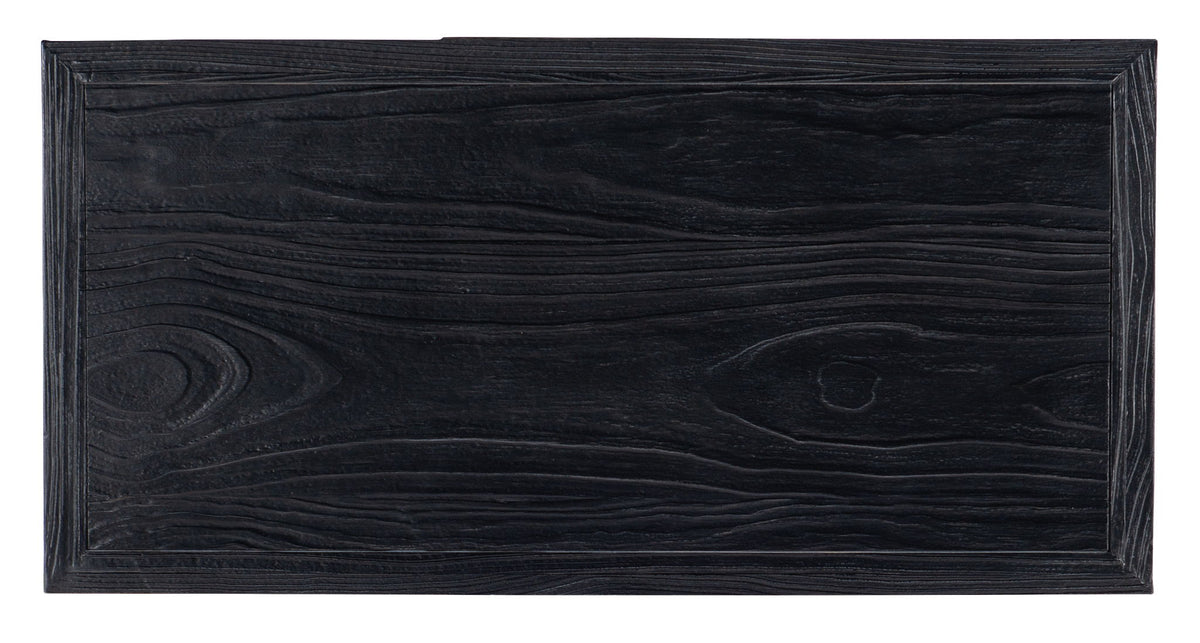 Linville Falls - Shou Sugi Ban 2-Drawer Nightstand - Black