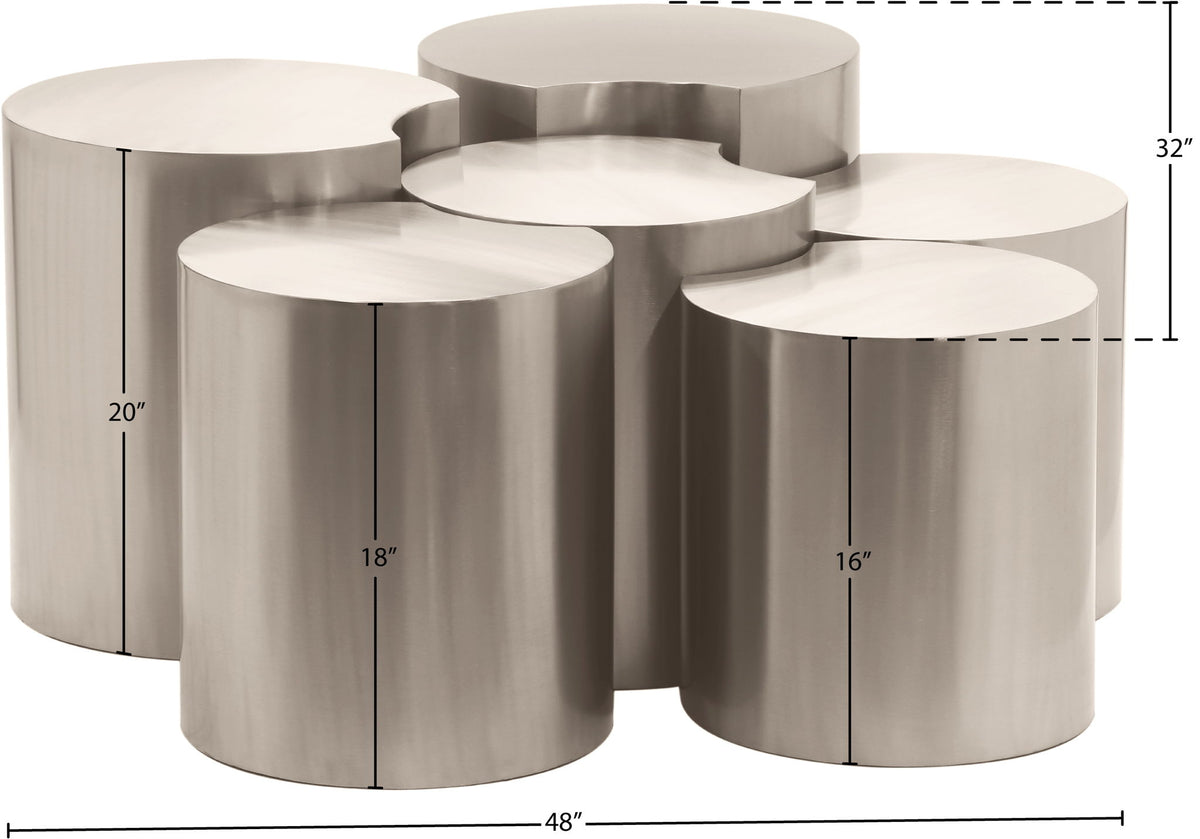 Dimple - 20" 6 Piece Modular Coffee Table