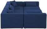 Cube - Linen 6 Piece Modular Sectional