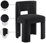 Zuno - Velvet Performance Fabric Upholstered Dining Chair (Set of 2)