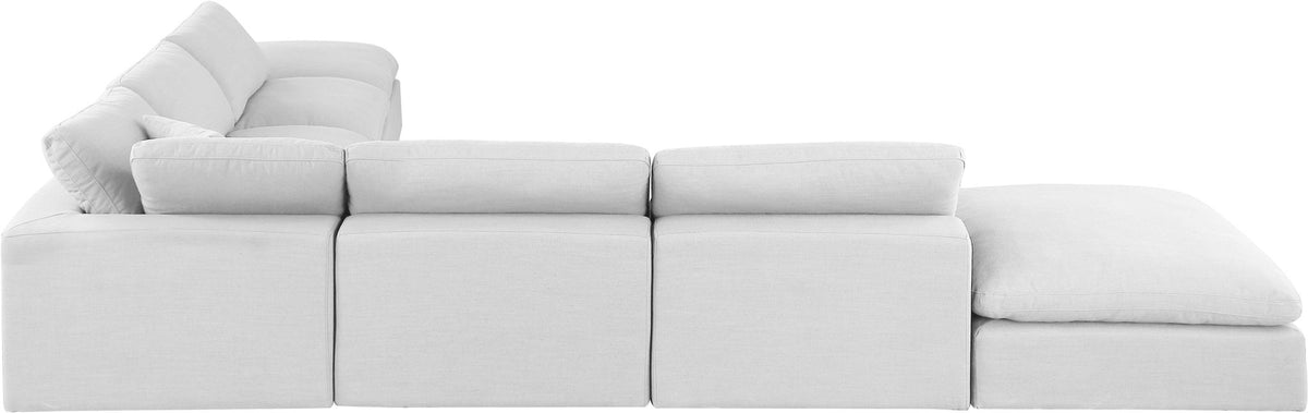 Comfy - 7 Piece Linen Modular Corner Sectional