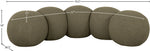 Apollo - Boucle Fabric Bench