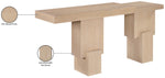 Anzio - Oak Veneer And Solid Wood Console Table